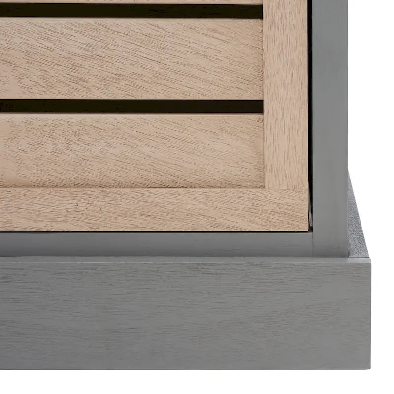 Farmhouse Cushioned Storage Bench with 3 Drawers