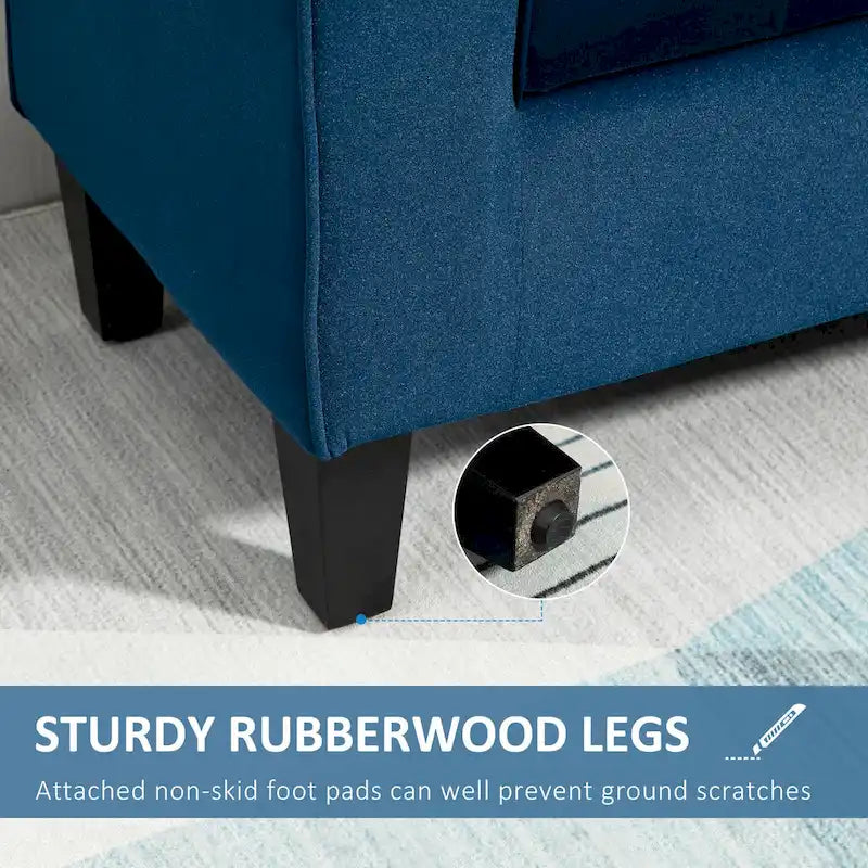 Button-Tufted Velvet-Touch Storage Ottoman Bench