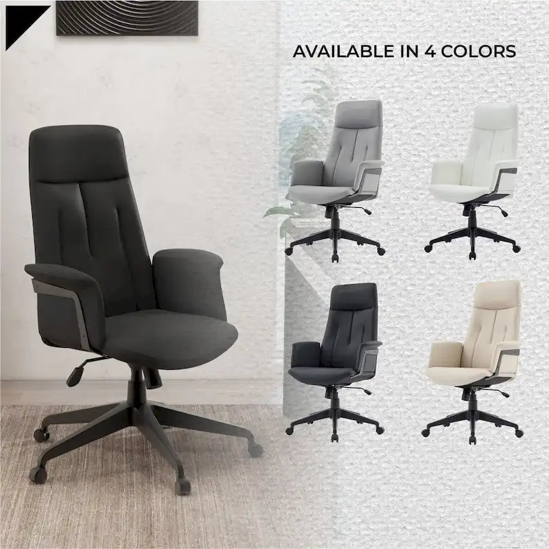 Ergonomic High-Back Office Chair with Lumbar Support