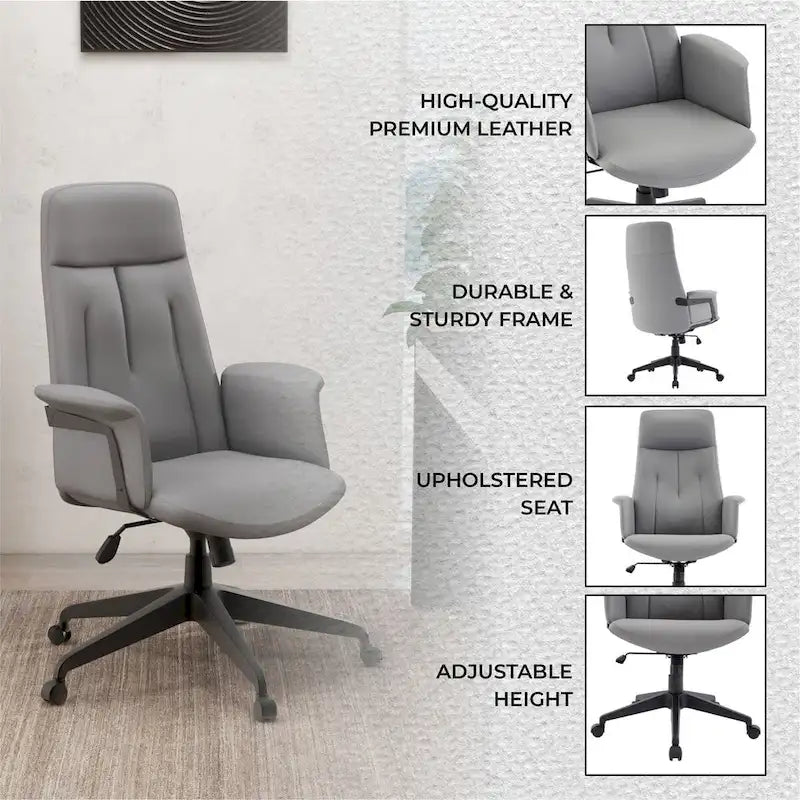 Ergonomic High-Back Office Chair with Lumbar Support